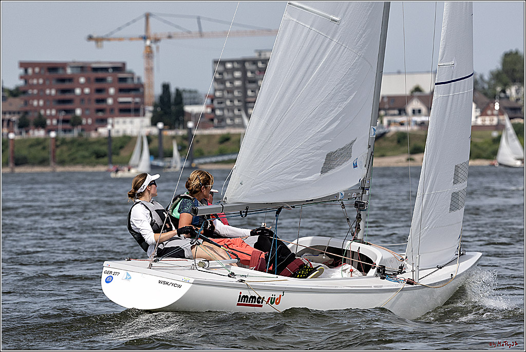 100 Jahre Rheinwoche 2022 - 2. Wettfahrt  Hitdorf - Duesseldorf, 03.06.2022,